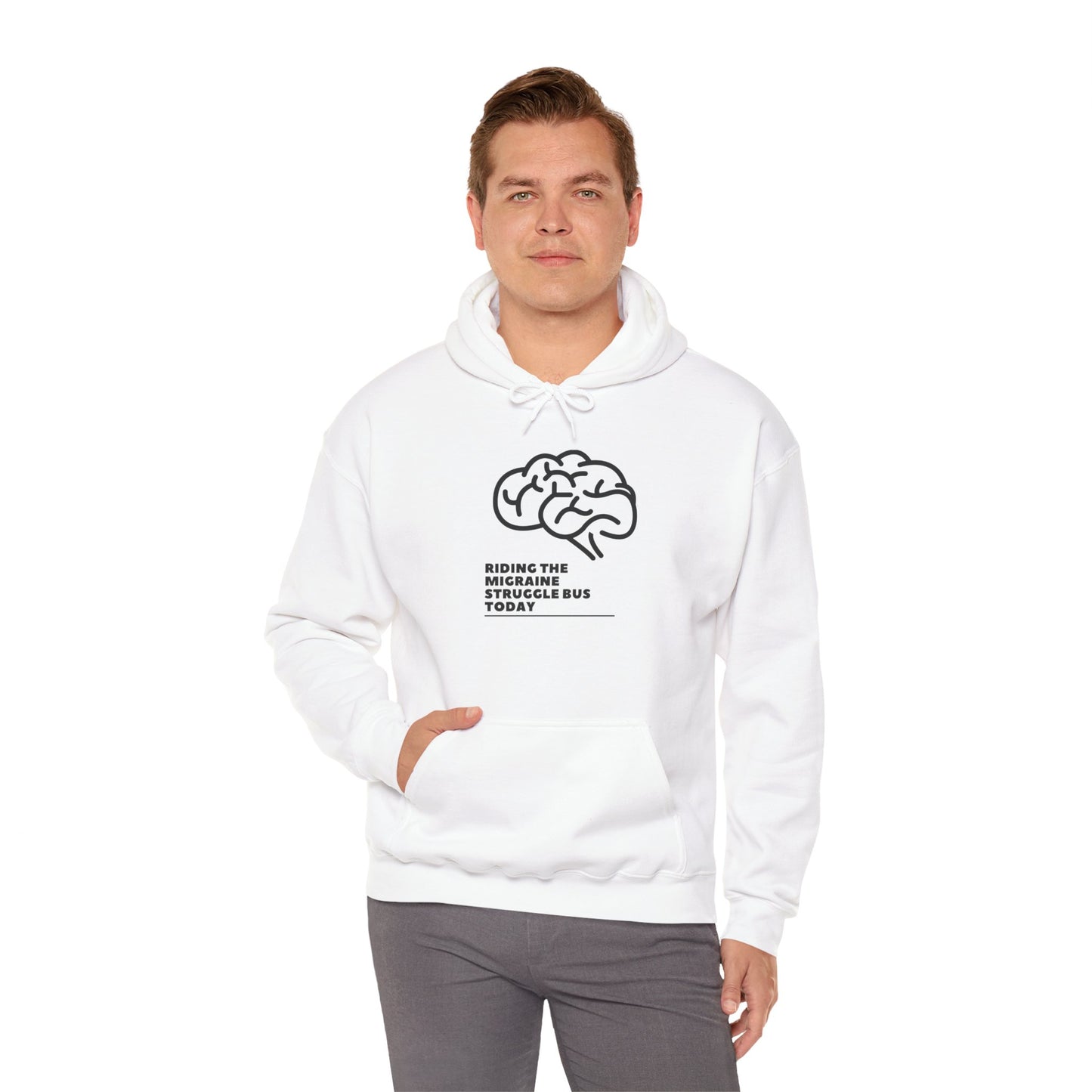 Migraine Day Invisible Illness Warrior Hooded Sweatshirt