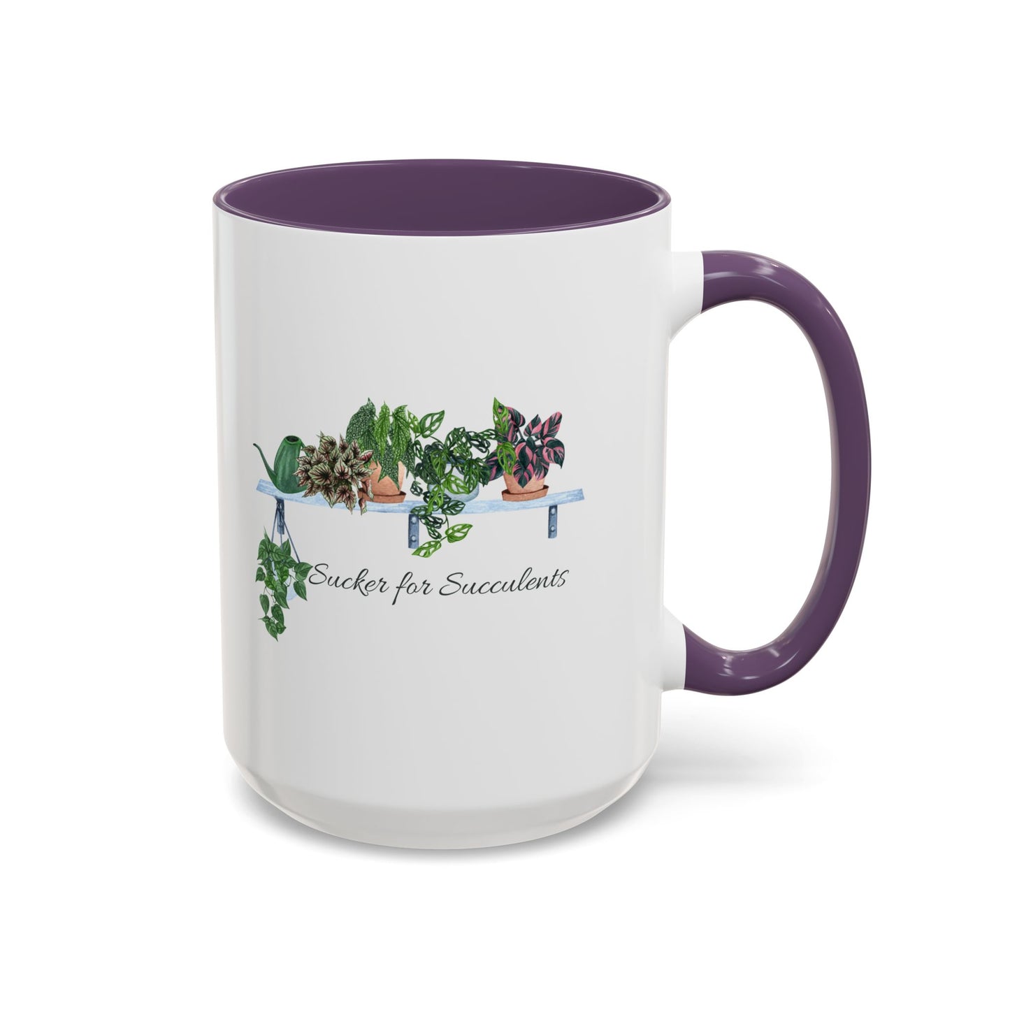 11oz/15oz Garden Themed Coffee Mug Sucker for Succulents