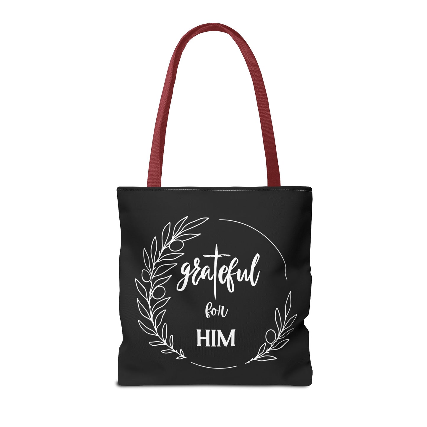 Unisex graTeful For Him Round Motif Tote Bag