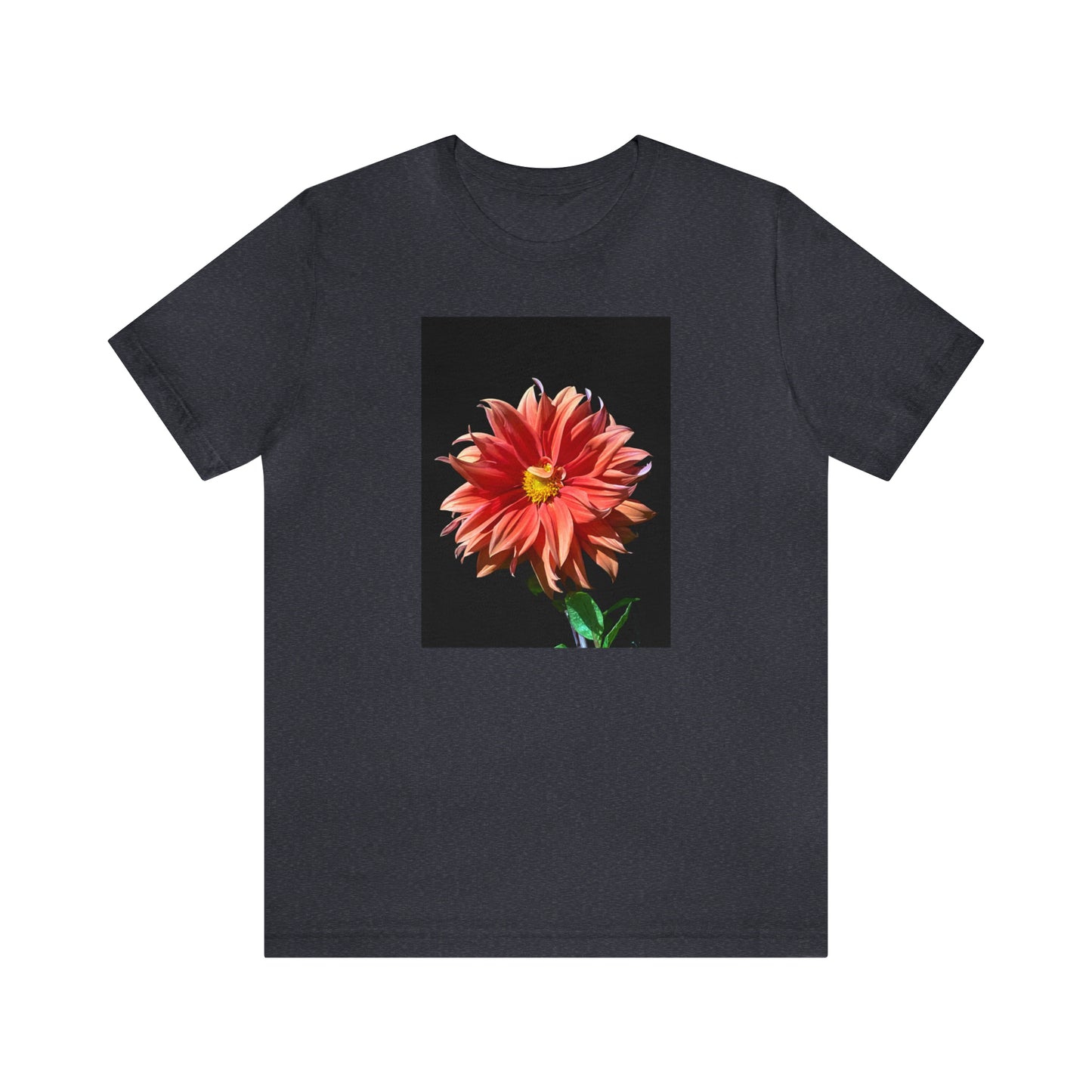 Unisex Jersey Short Sleeve Dahlia Flower T-Shirt