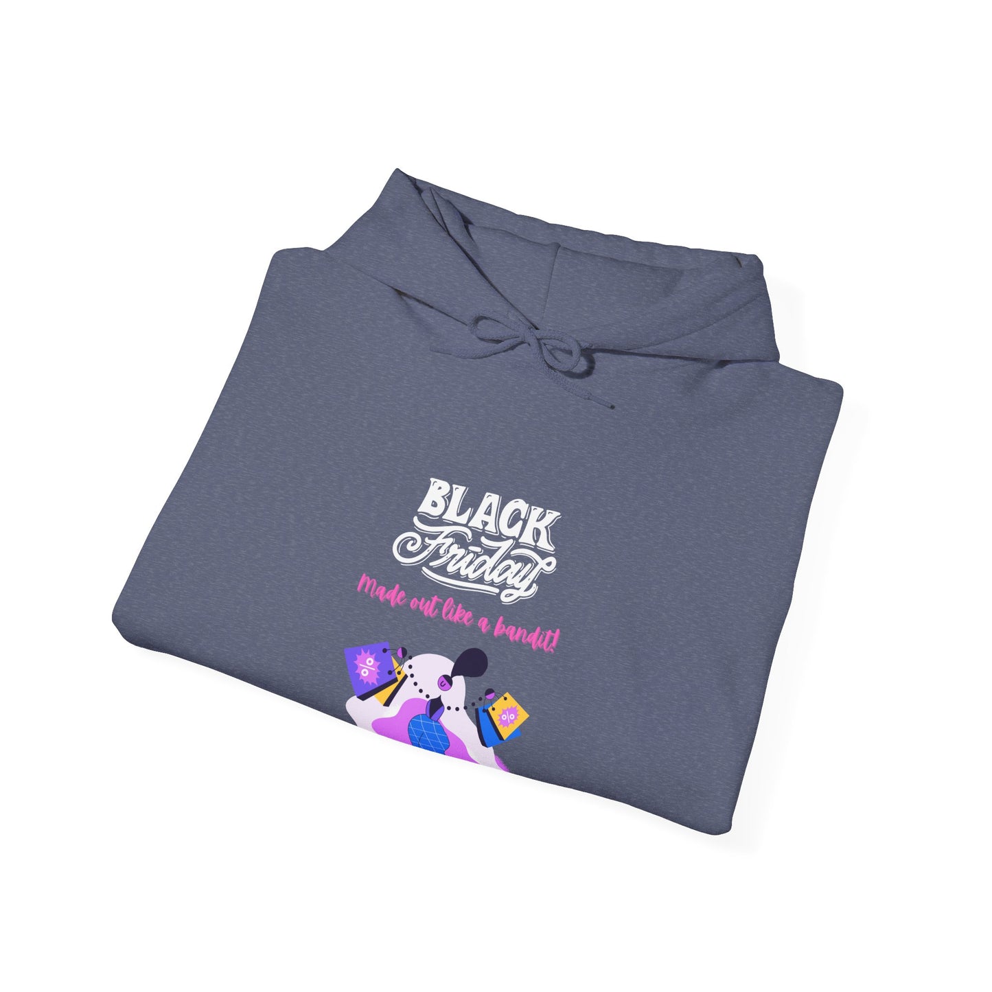 Unisex Black Friday Christmas Shopping Hooded Sweatshirt
