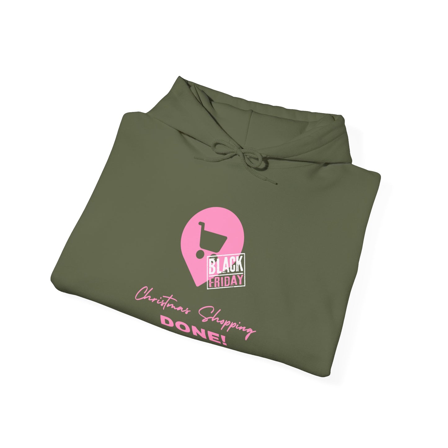 Unisex Black Friday Christmas Shopping DONE! Heavy Blend™ Hooded Sweatshirt