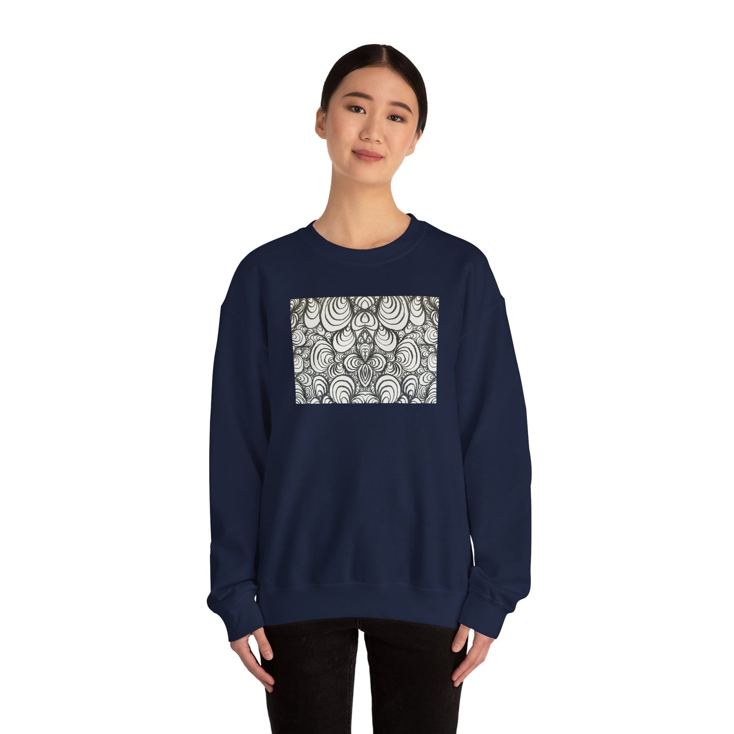 Unisex Original Line Art Sweatshirt - Puzzle Panels 1