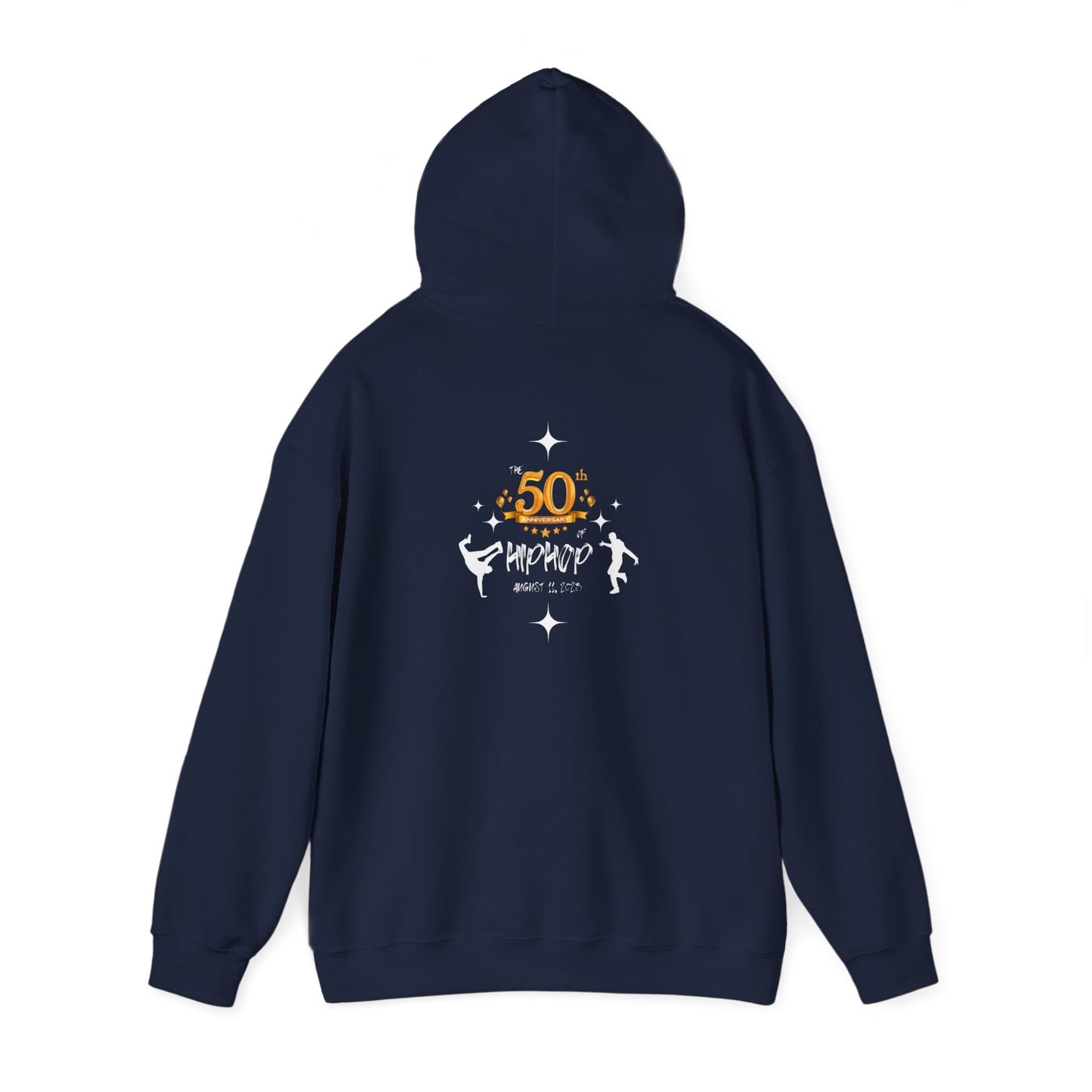 Unisex Heavy Blend™ 50th Anniversary of HipHop August 11, 2023 Commemorate 50 Years Hooded Sweatshirt
