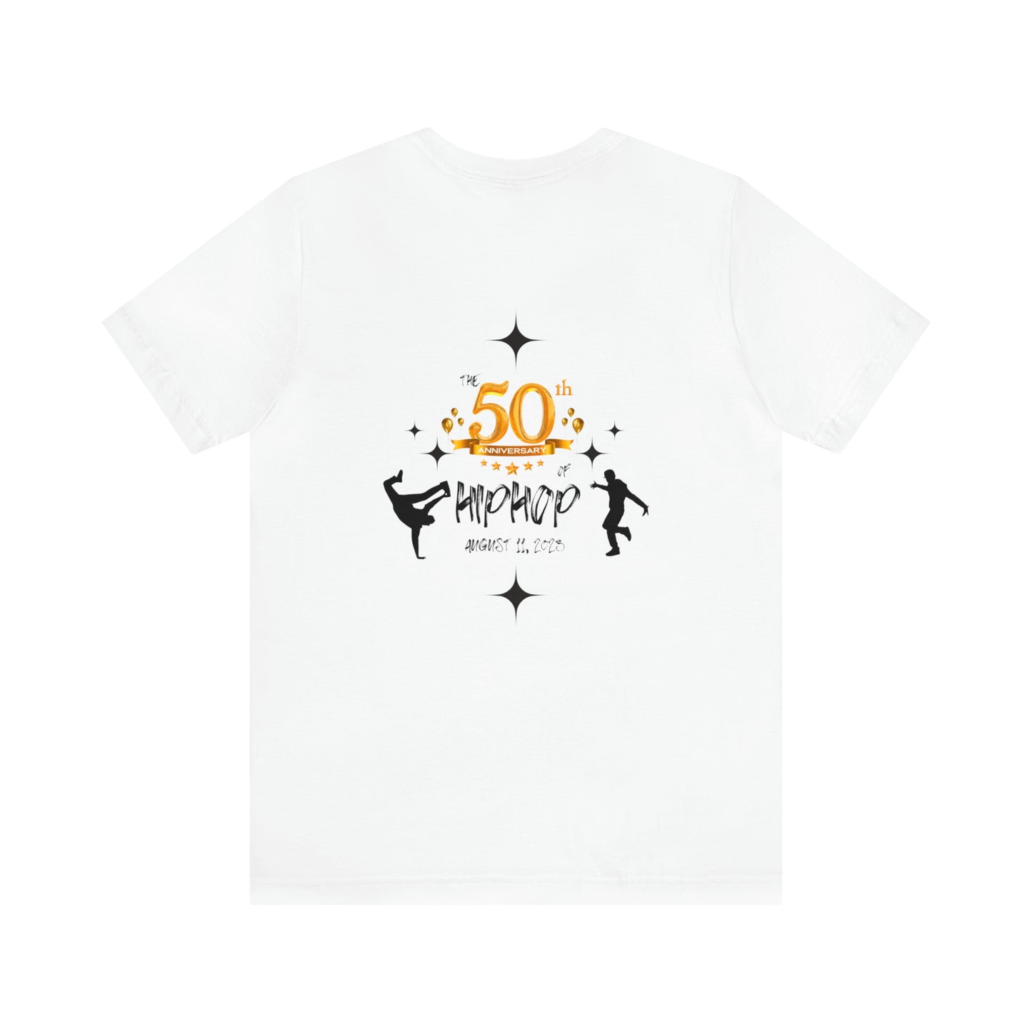 Unisex 50th Anniversary of HipHop August 11, 2023 Commemorative T-Shirt