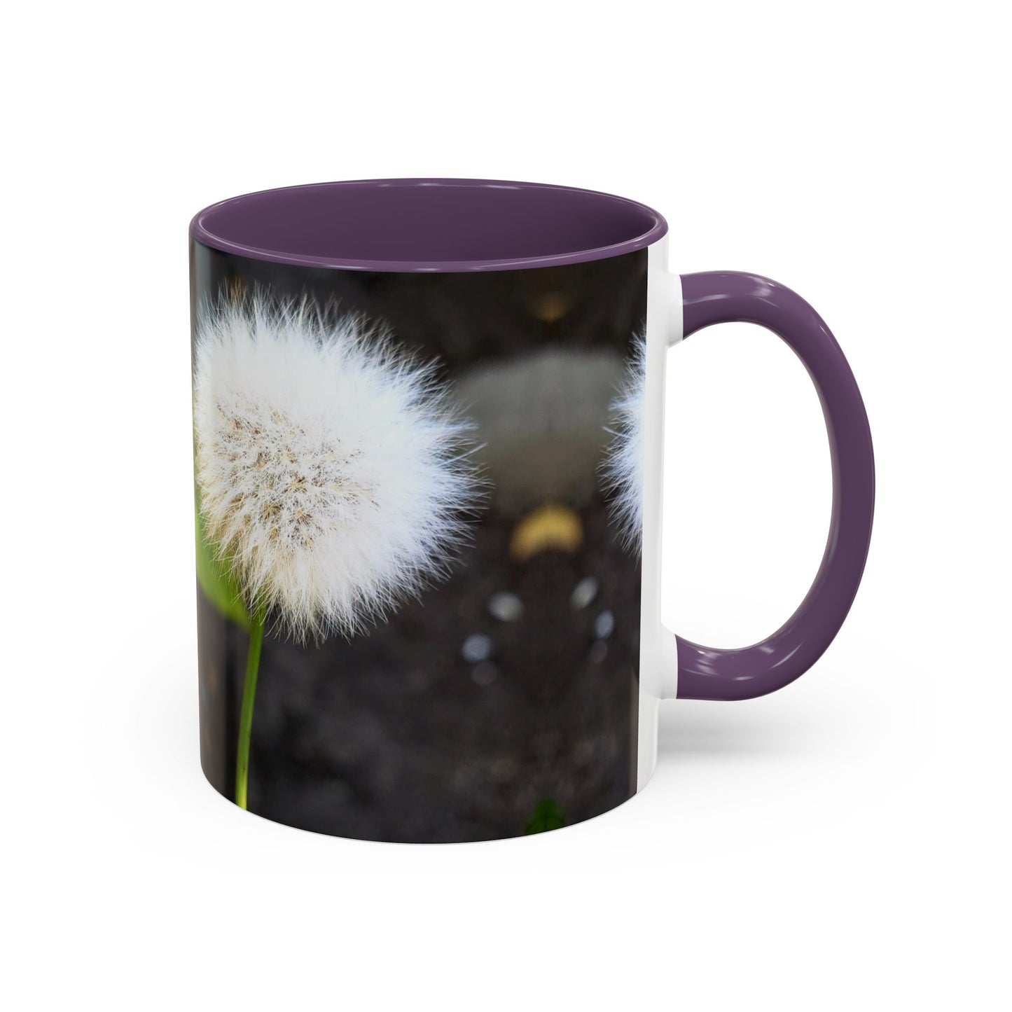 11oz/15oz Garden Themed Dandelion Flower Coffee Mug