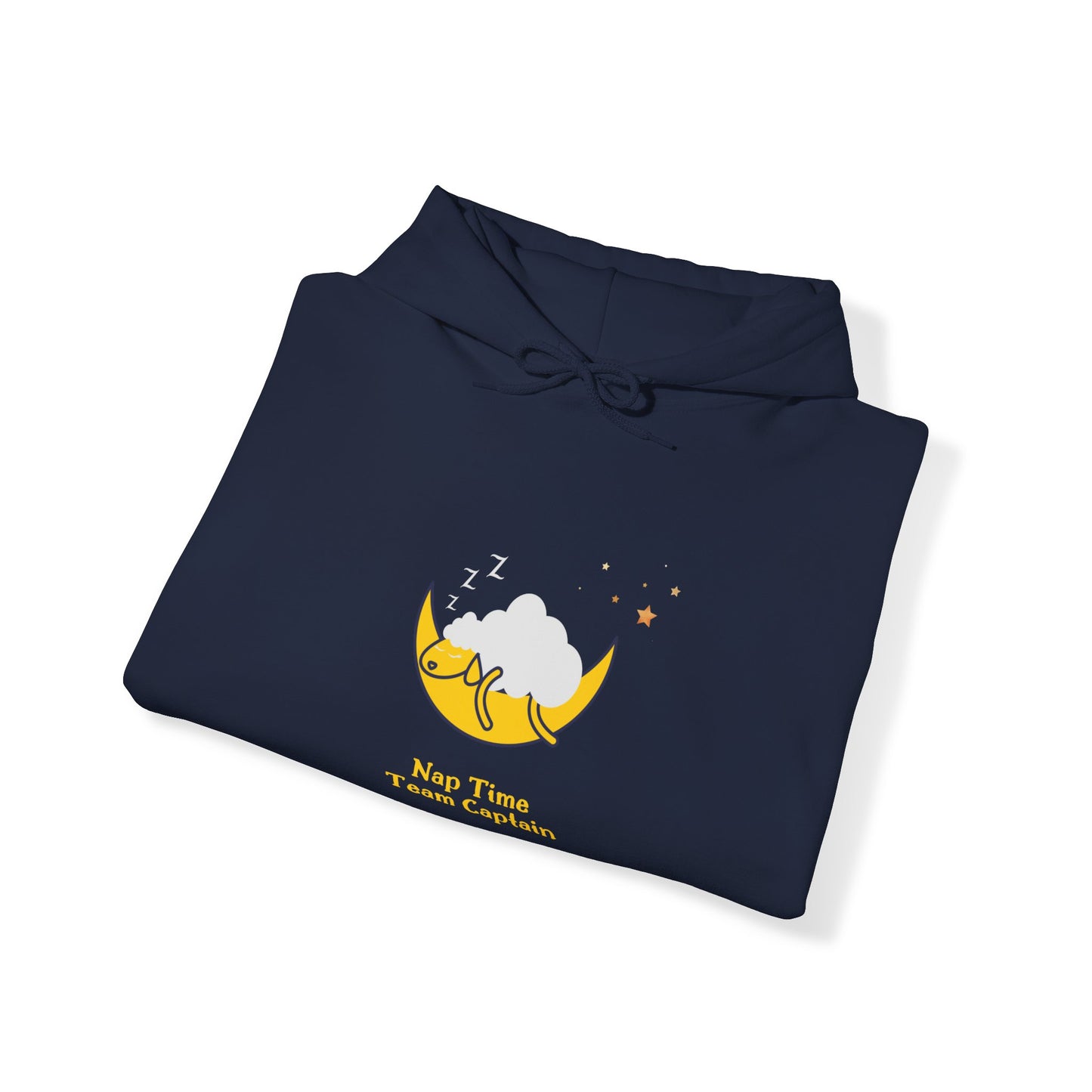 Unisex Heavy Blend™ Nap Time Team Captain Hooded Sweatshirt