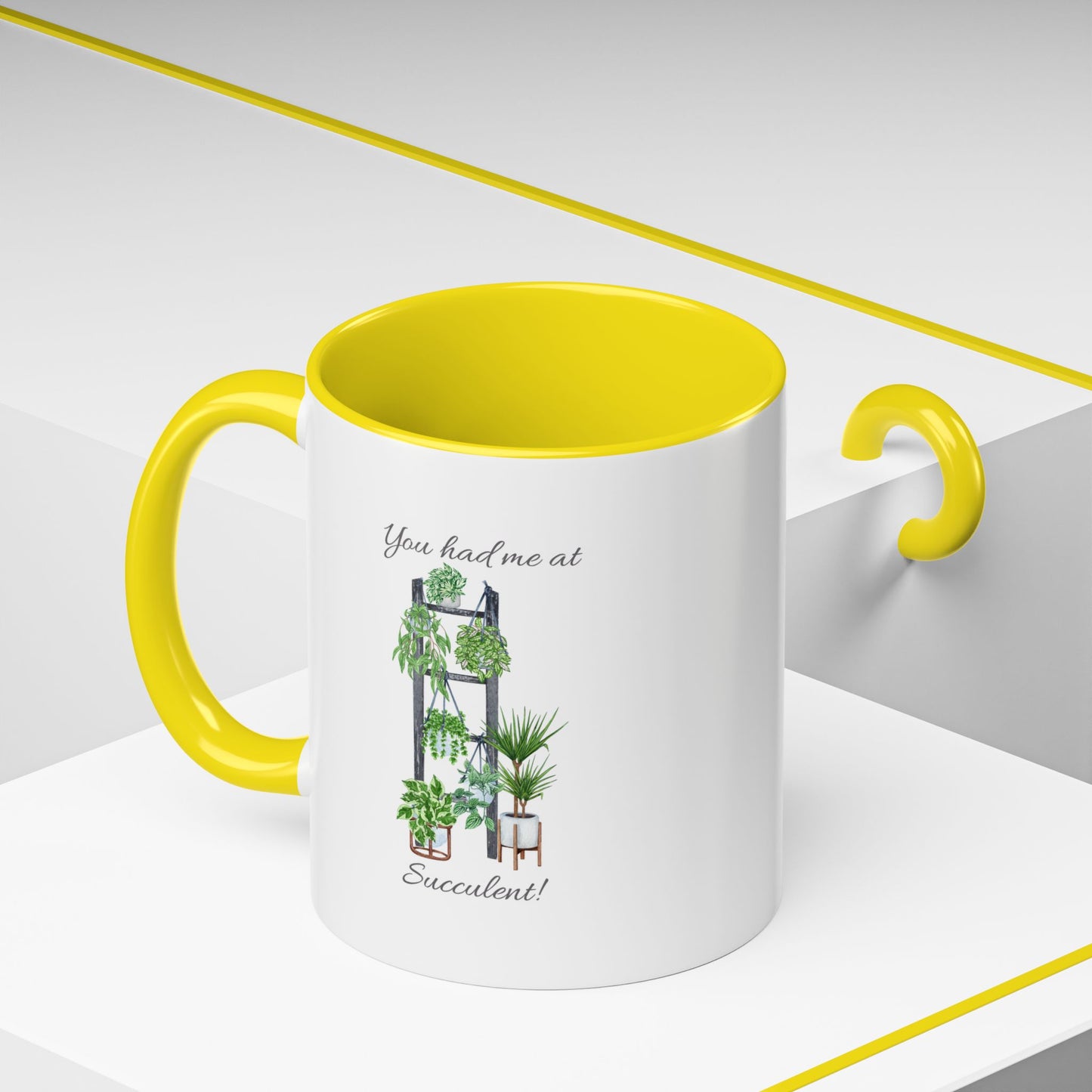 11oz/15oz Garden Themed Succulent Container Garden Plant Parent Coffee Mug