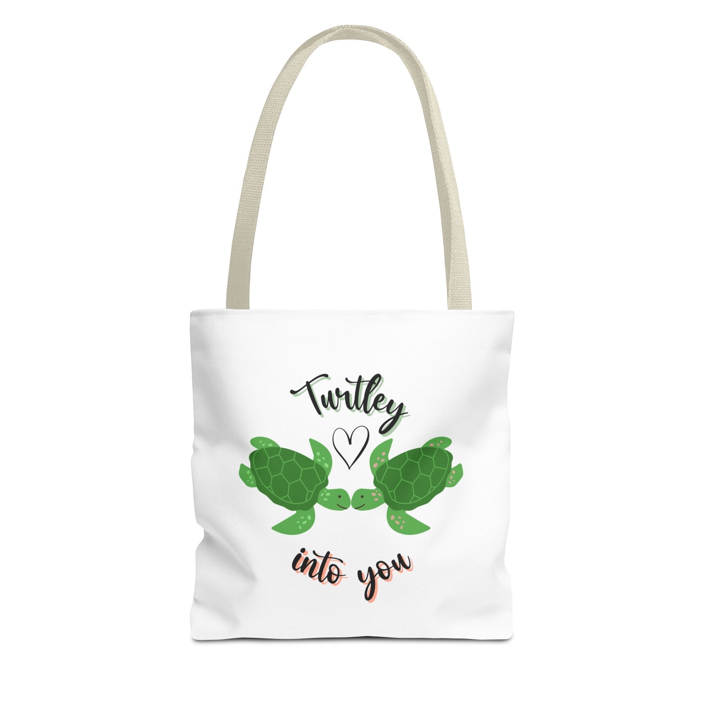Unisex Cute Turtle Lover Turtley Into You Tote Bag