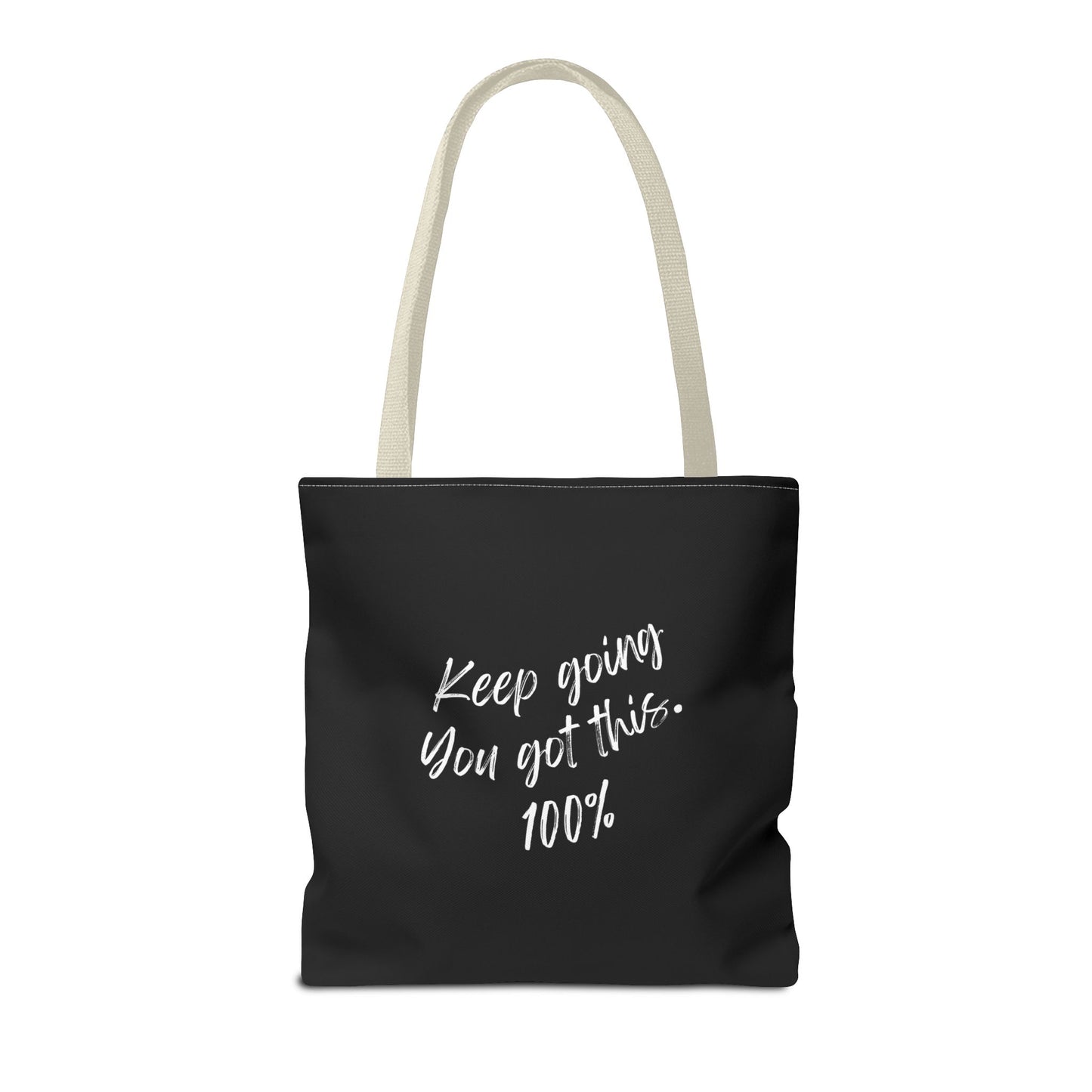 Unisex Positive Motivational Words of Encouragement Mental Health Awareness Reusable Tote Bag