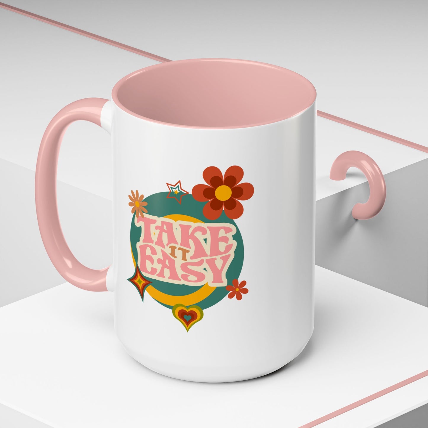 11oz/15oz Retro Vibes Take It Easy Coffee Mug