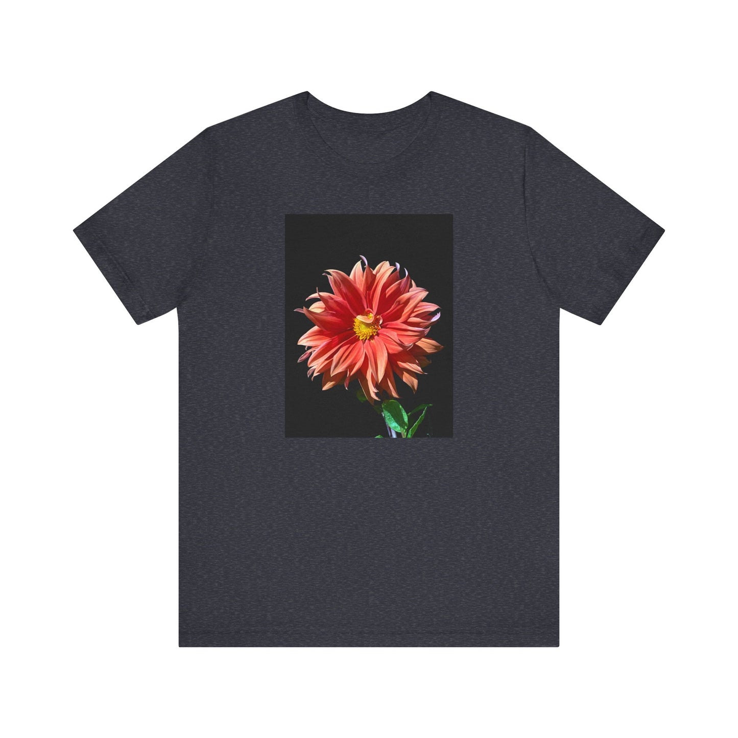 Unisex Jersey Short Sleeve Dahlia Flower T-Shirt