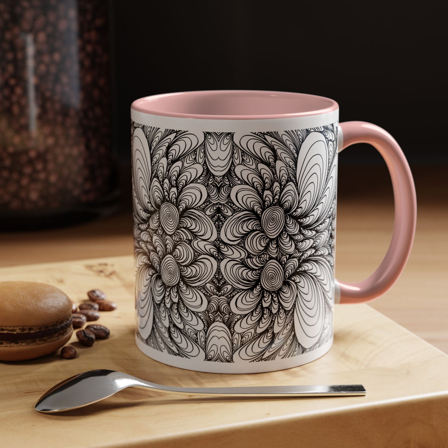 11oz/15oz Original Line Art Mug - Blooms
