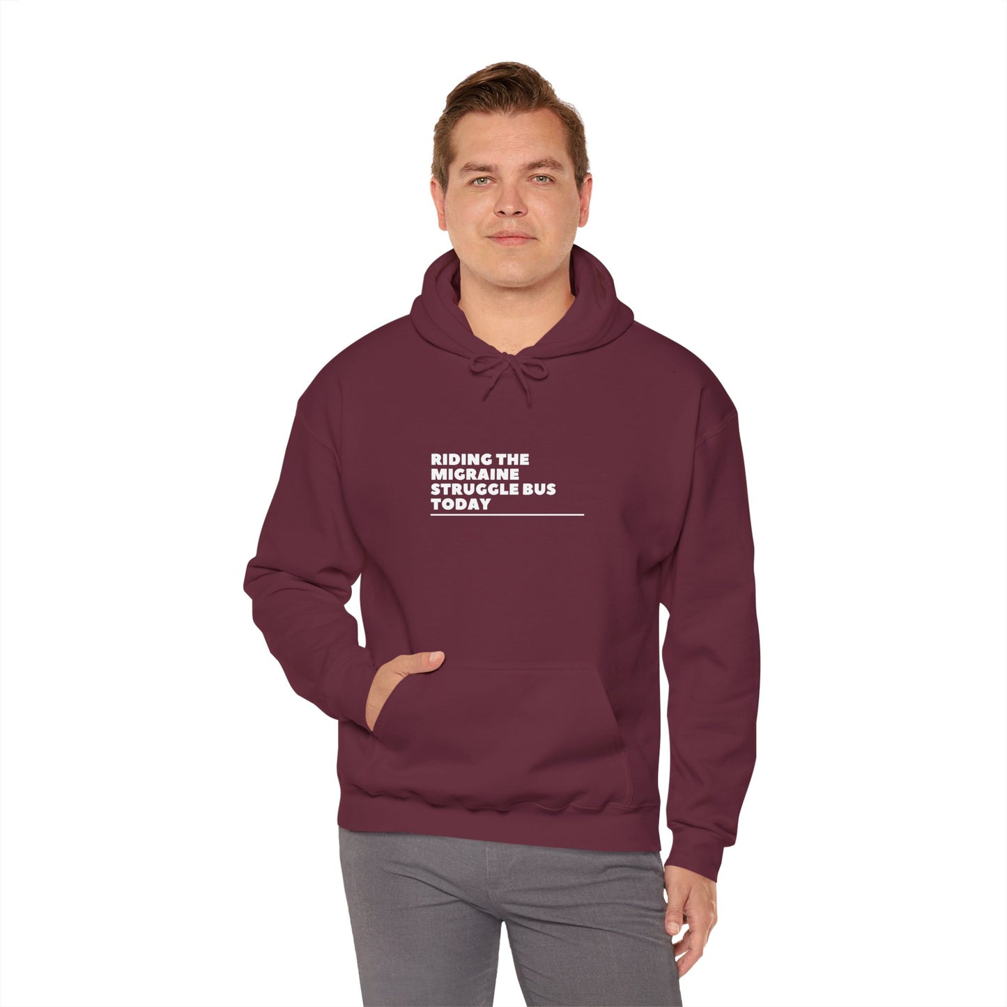 Unisex Migraine Day Invisible Illness Warrior Hooded Sweatshirt