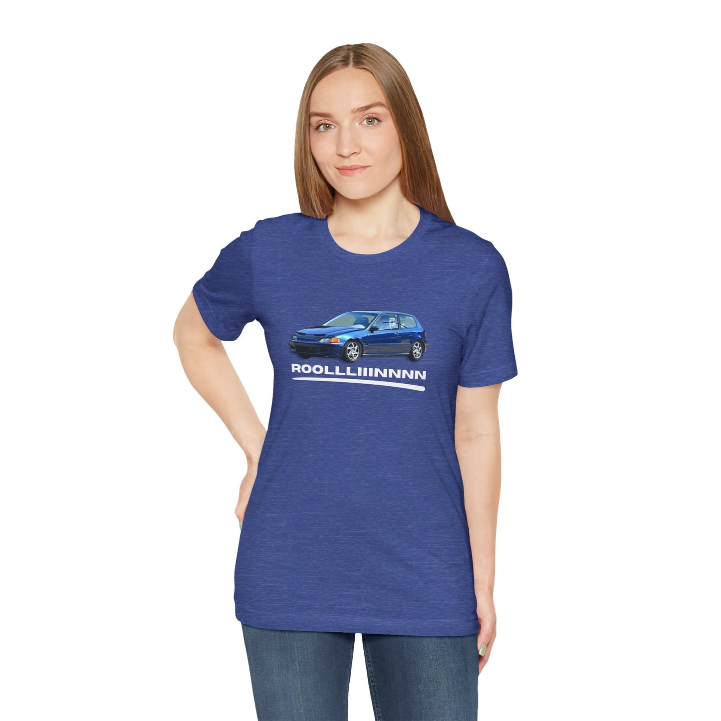 Unisex Jersey Short Sleeve Rolllllin Civic Hatchback Appreciation T-Shirt