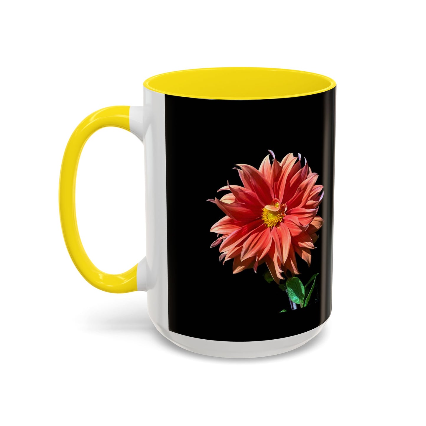 11oz/15oz Dahlia Flower Coffee Mug