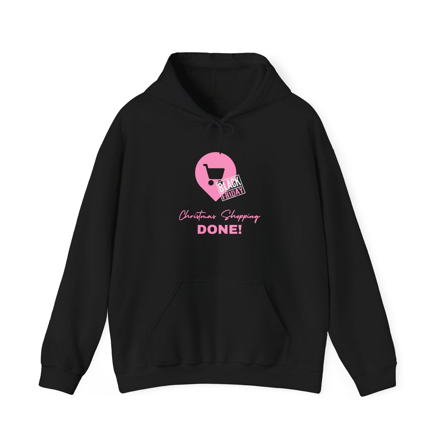 Unisex Black Friday Christmas Shopping DONE! Heavy Blend™ Hooded Sweatshirt