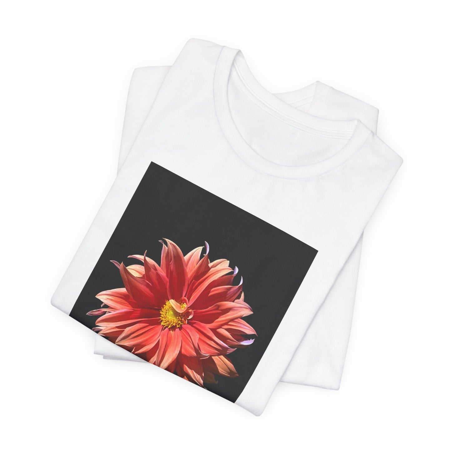 Unisex Jersey Short Sleeve Dahlia Flower T-Shirt
