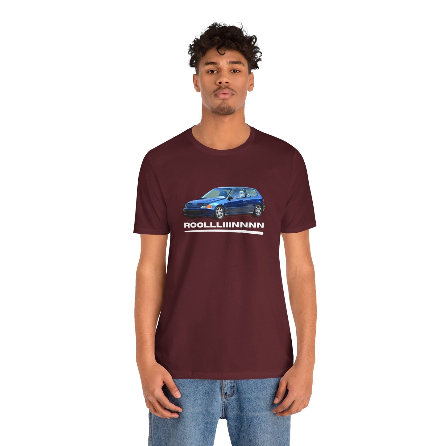 Unisex Jersey Short Sleeve Rolllllin Civic Hatchback Appreciation T-Shirt