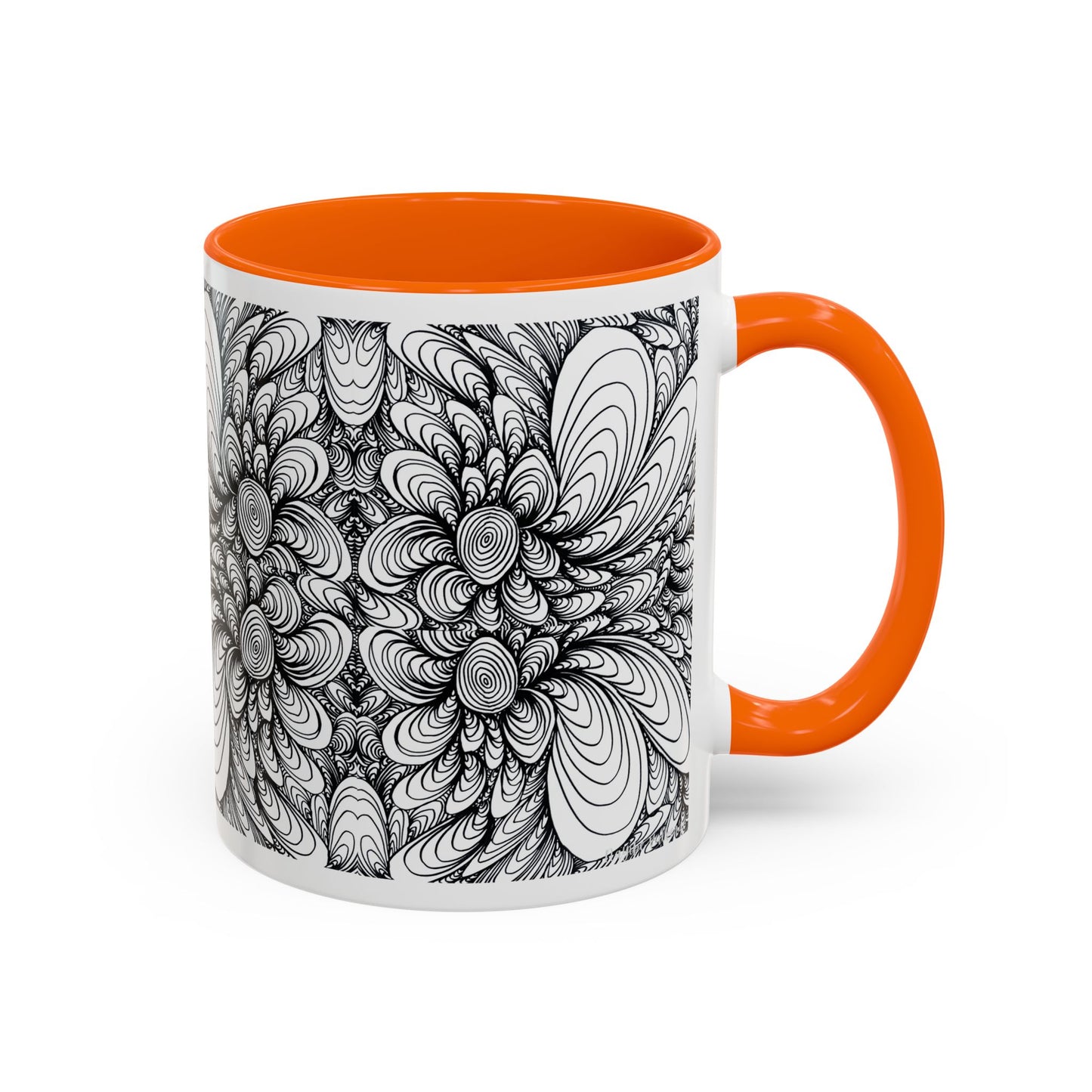 11oz/15oz Original Line Art Mug - Blooms