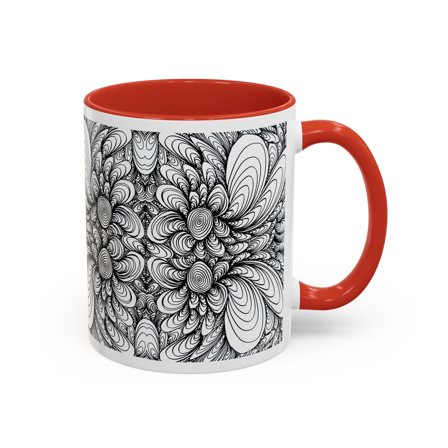 11oz/15oz Original Line Art Mug - Blooms