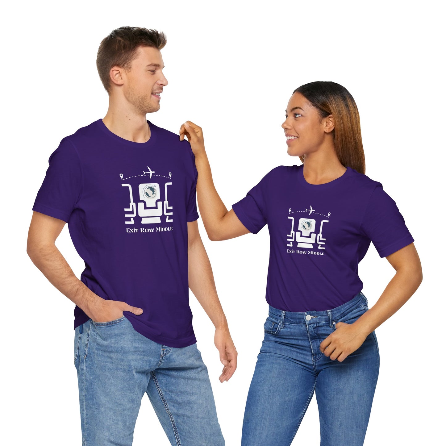 Unisex Jersey Short Sleeve Exit Row Middle Travel T-Shirt