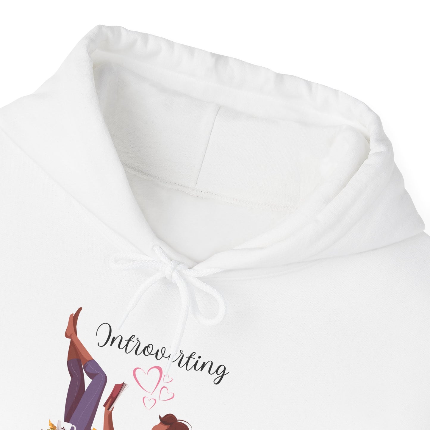 Unisex Introverting. Call Next Week Hooded Sweatshirt