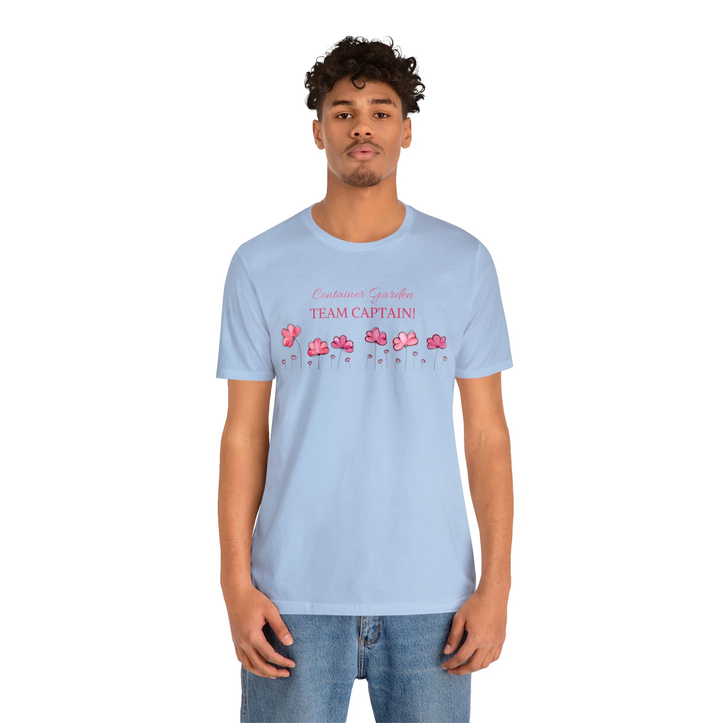 Unisex Gardening Shirt, Container Garden Team Captain T-Shirt