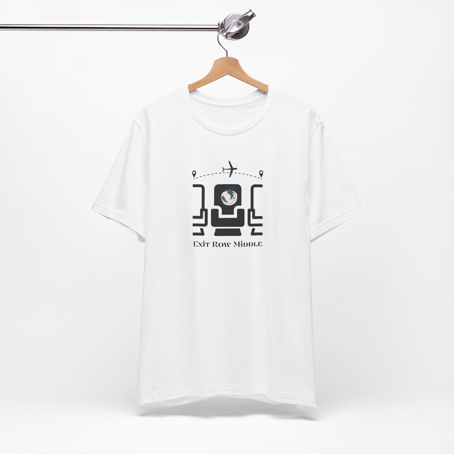 Unisex Jersey Short Sleeve Exit Row Middle Travel T-Shirt