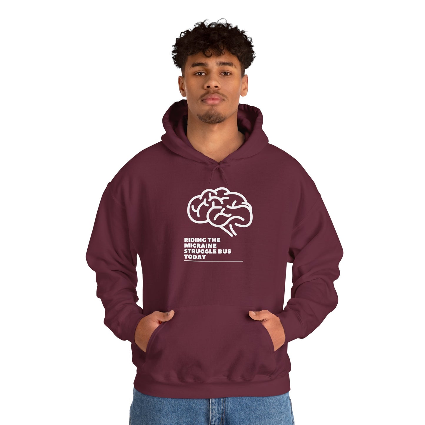 Migraine Day Invisible Illness Warrior Hooded Sweatshirt