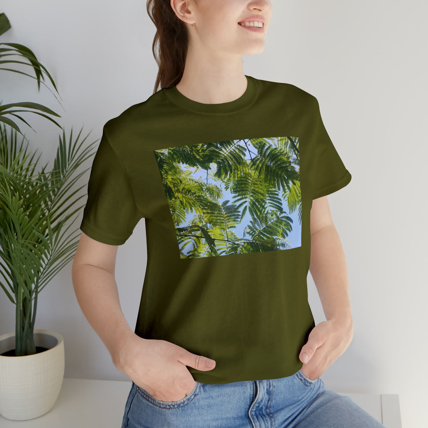 Unisex Jersey Short Sleeve Original Print Silk Canopy T-Shirt