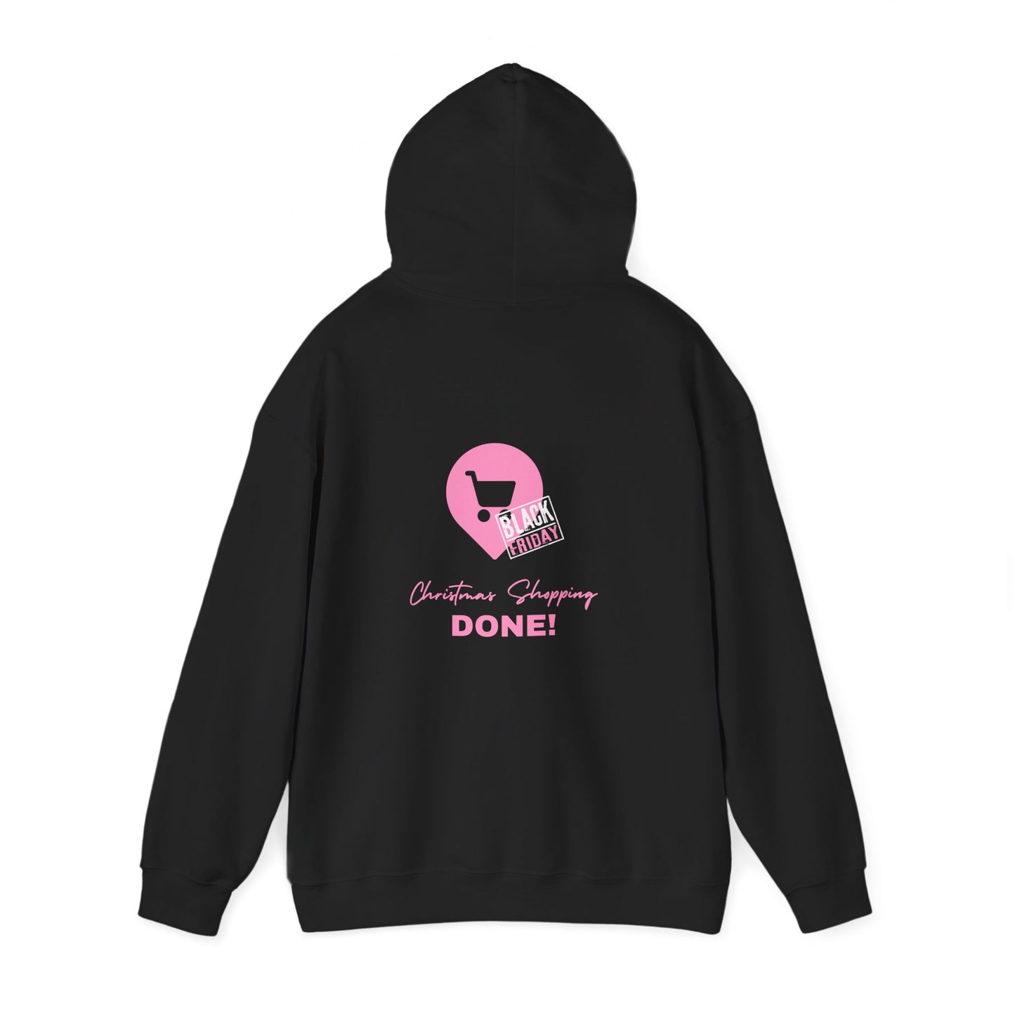 Unisex Black Friday Christmas Shopping DONE! Heavy Blend™ Hooded Sweatshirt