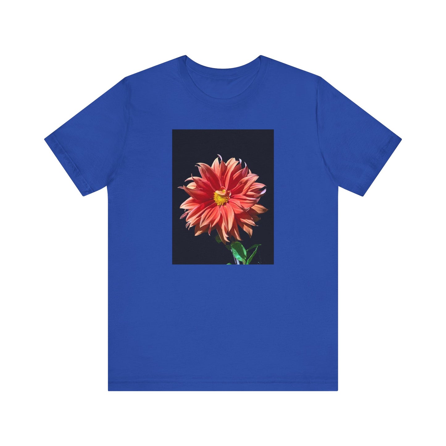 Unisex Jersey Short Sleeve Dahlia Flower T-Shirt