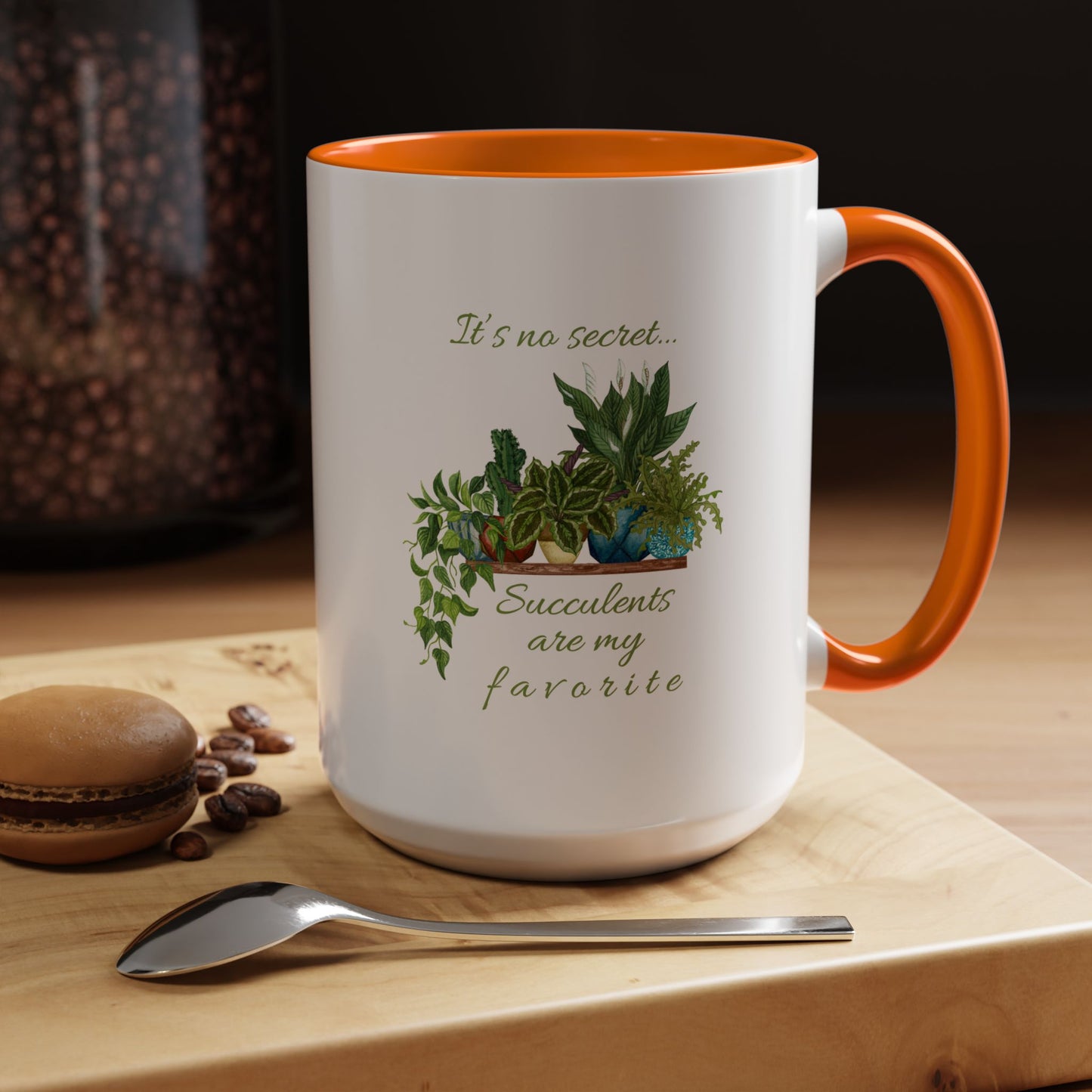 11oz/15oz Garden Themed Succulent Plant Parent Container Gardener Succulents Are My Favorite Coffee Mug