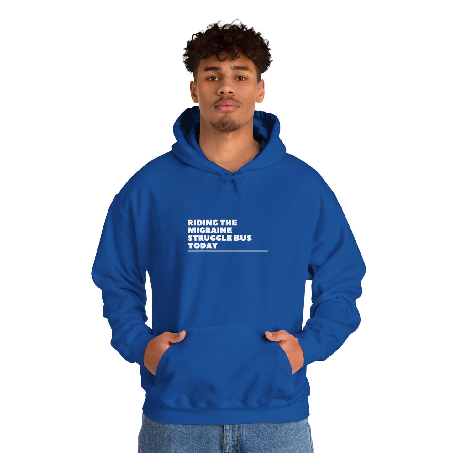 Unisex Migraine Day Invisible Illness Warrior Hooded Sweatshirt