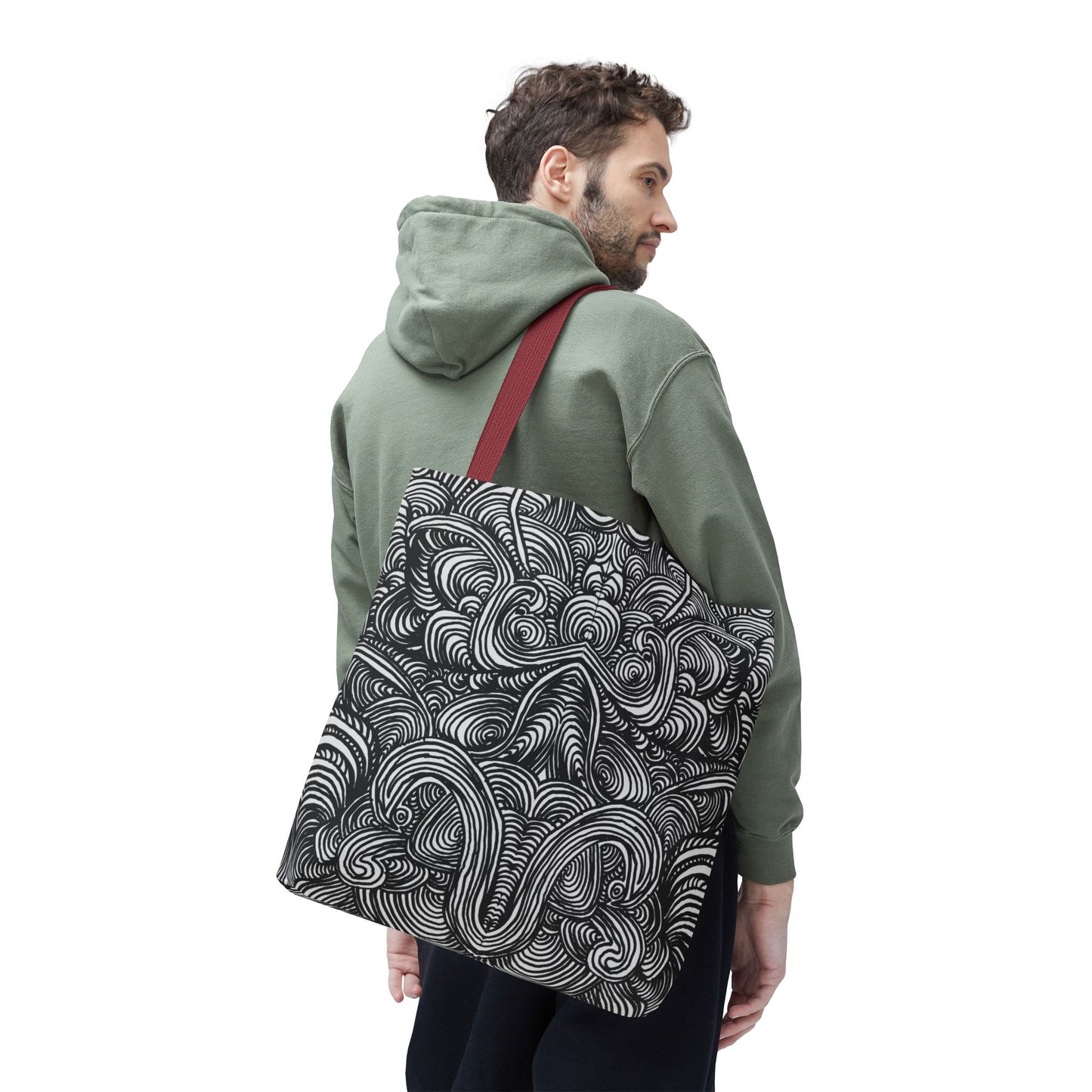 Unisex Original Line Art All Over Print Tote Bag - Mirage