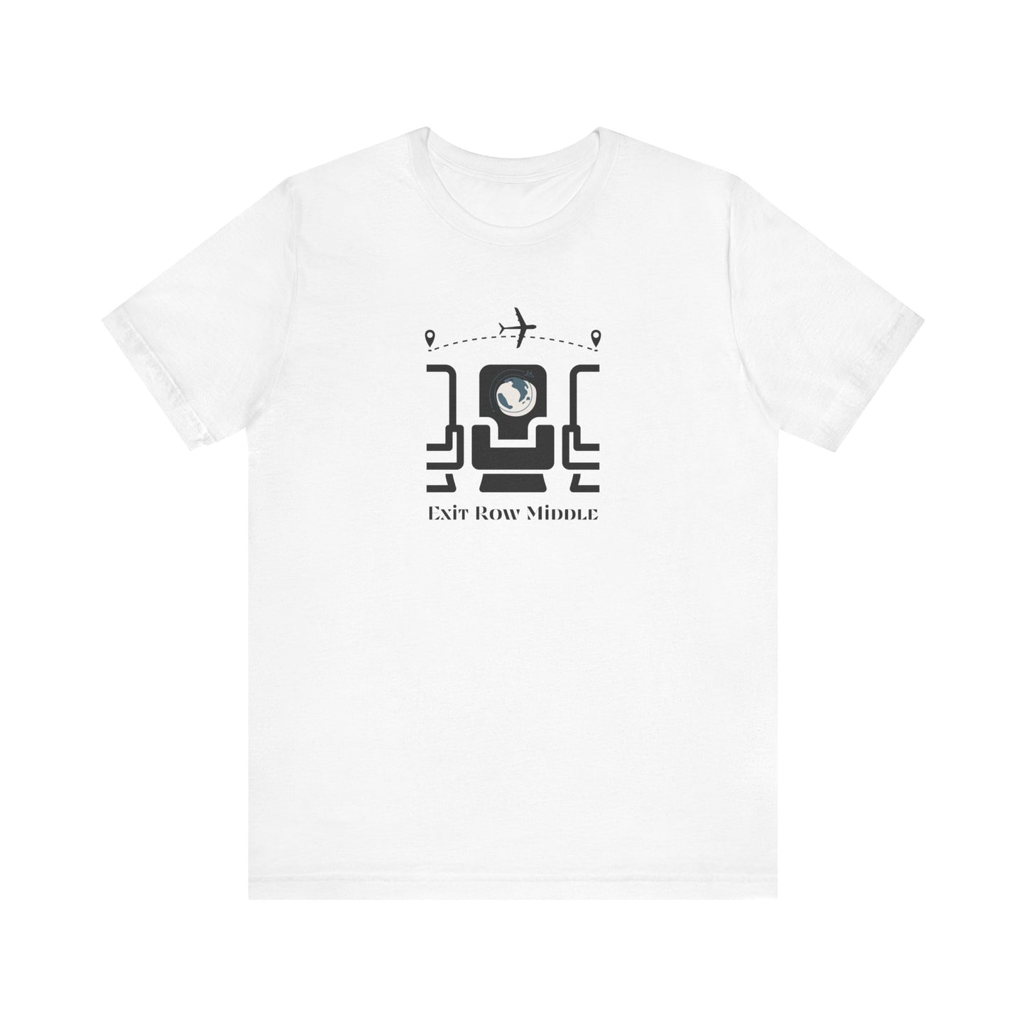 Unisex Jersey Short Sleeve Exit Row Middle Travel T-Shirt