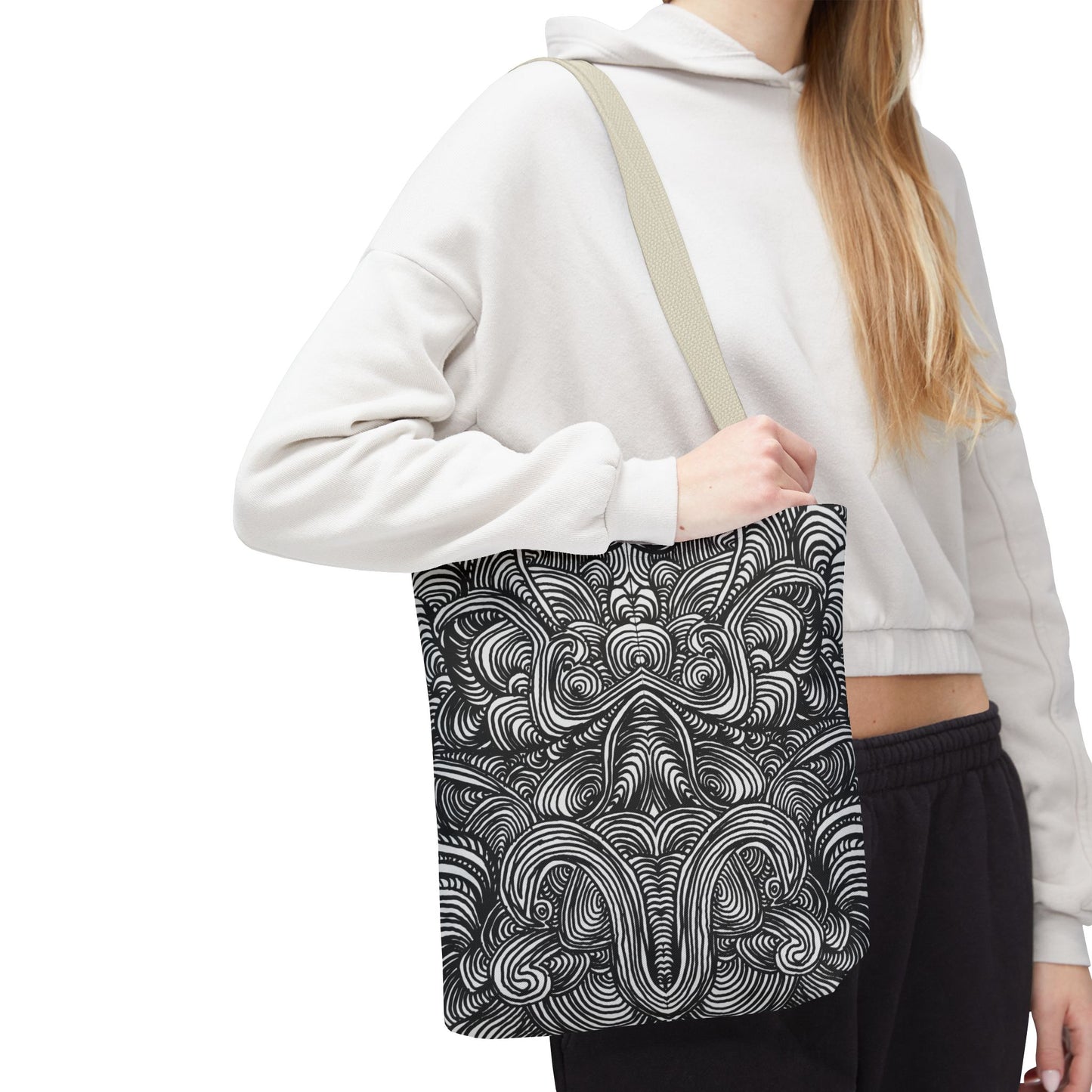 Unisex Original Line Art All Over Print Tote Bag - Mirage