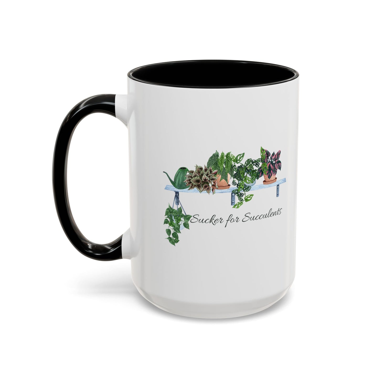 11oz/15oz Garden Themed Coffee Mug Sucker for Succulents