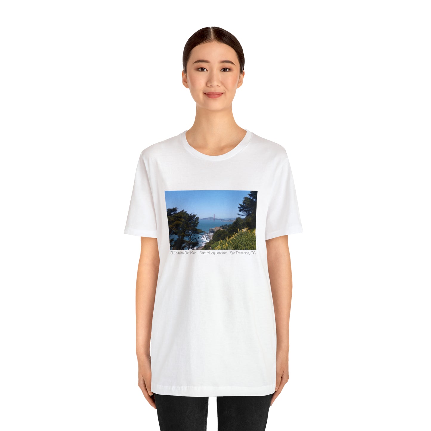 Unisex Jersey Short Sleeve El Camino Del Mar, San Francisco, California