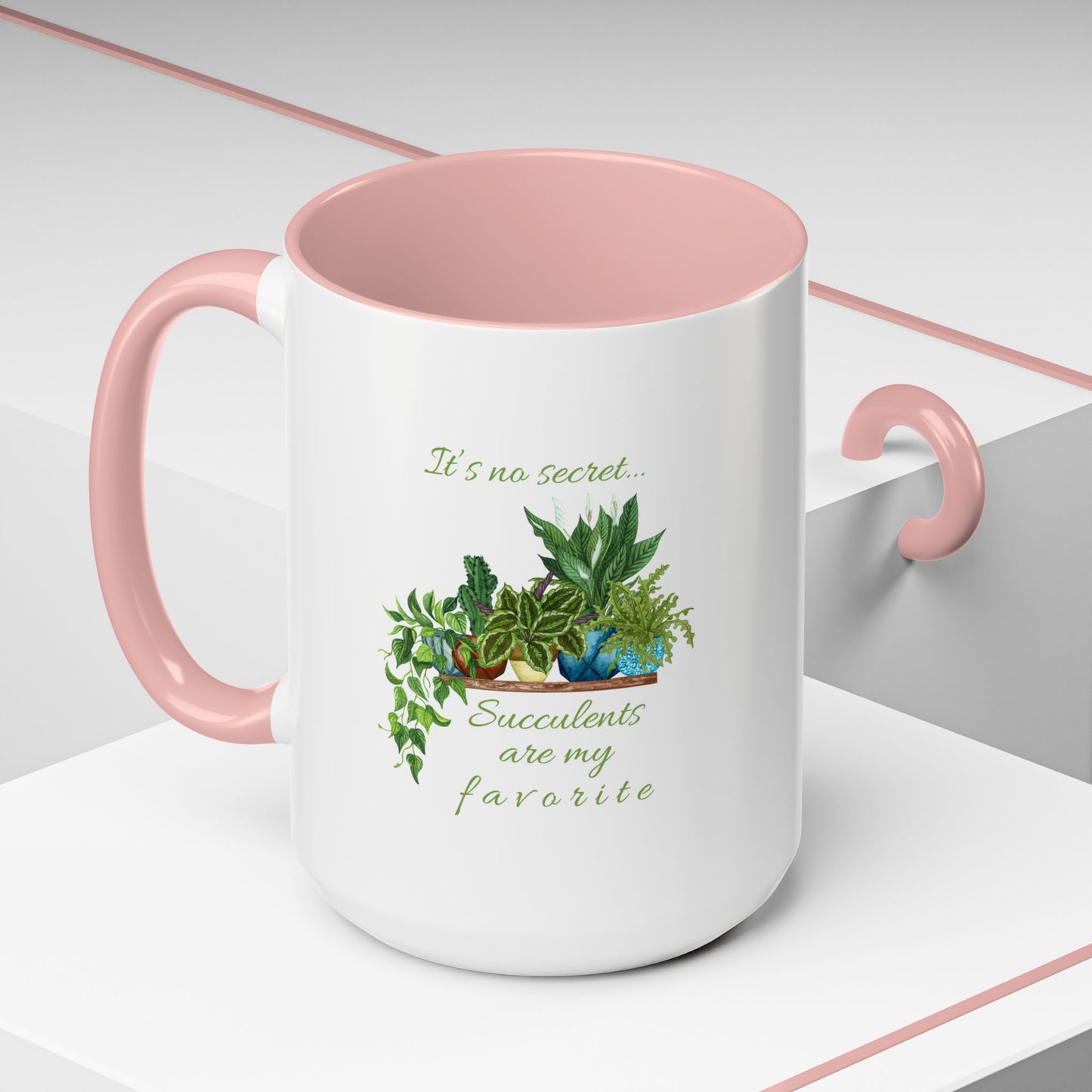 11oz/15oz Garden Themed Succulent Plant Parent Container Gardener Succulents Are My Favorite Coffee Mug