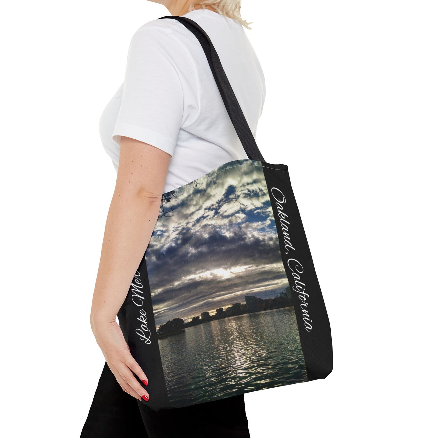 Unisex Travel Tote Lake Merritt Oakland California Tote Bag