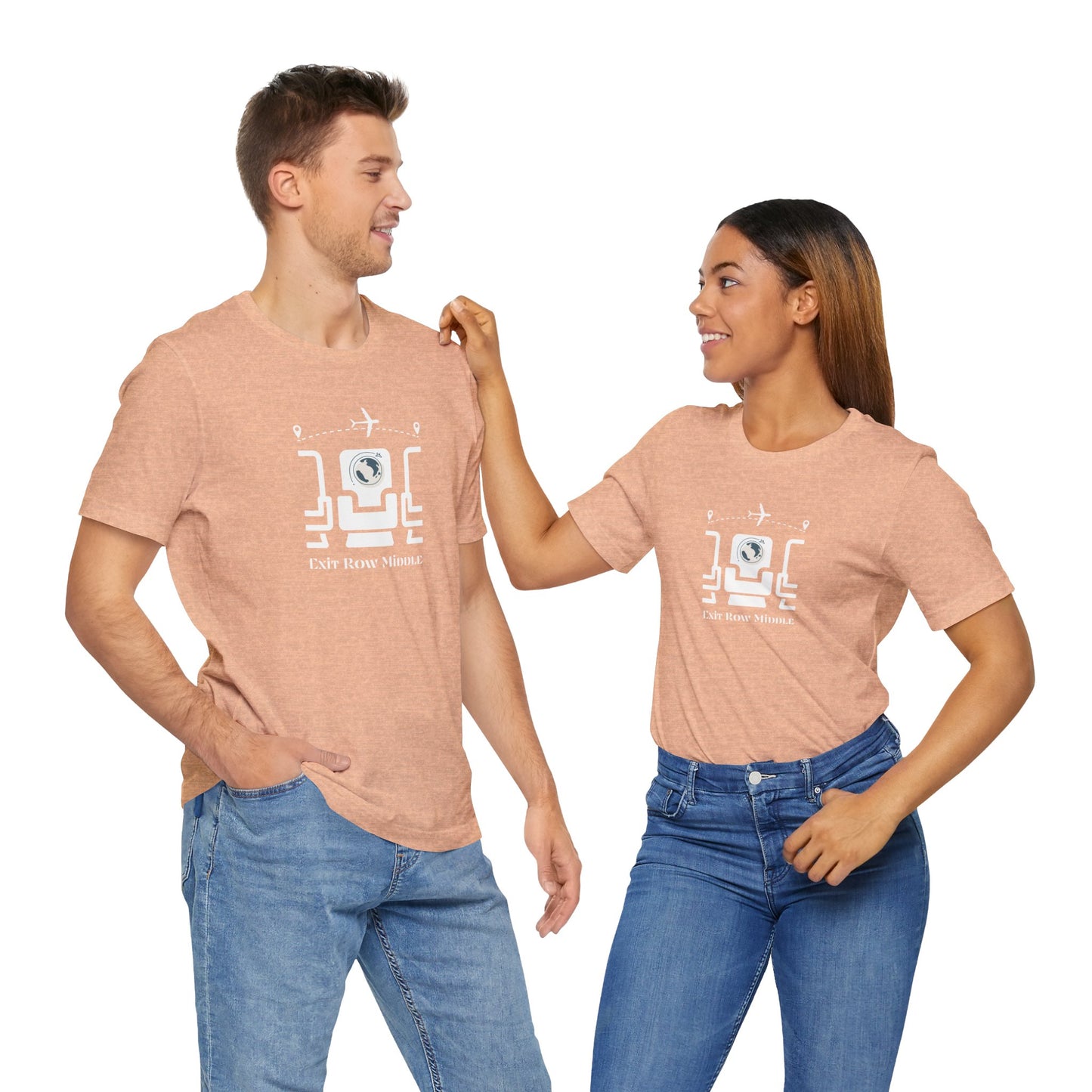 Unisex Jersey Short Sleeve Exit Row Middle Travel T-Shirt
