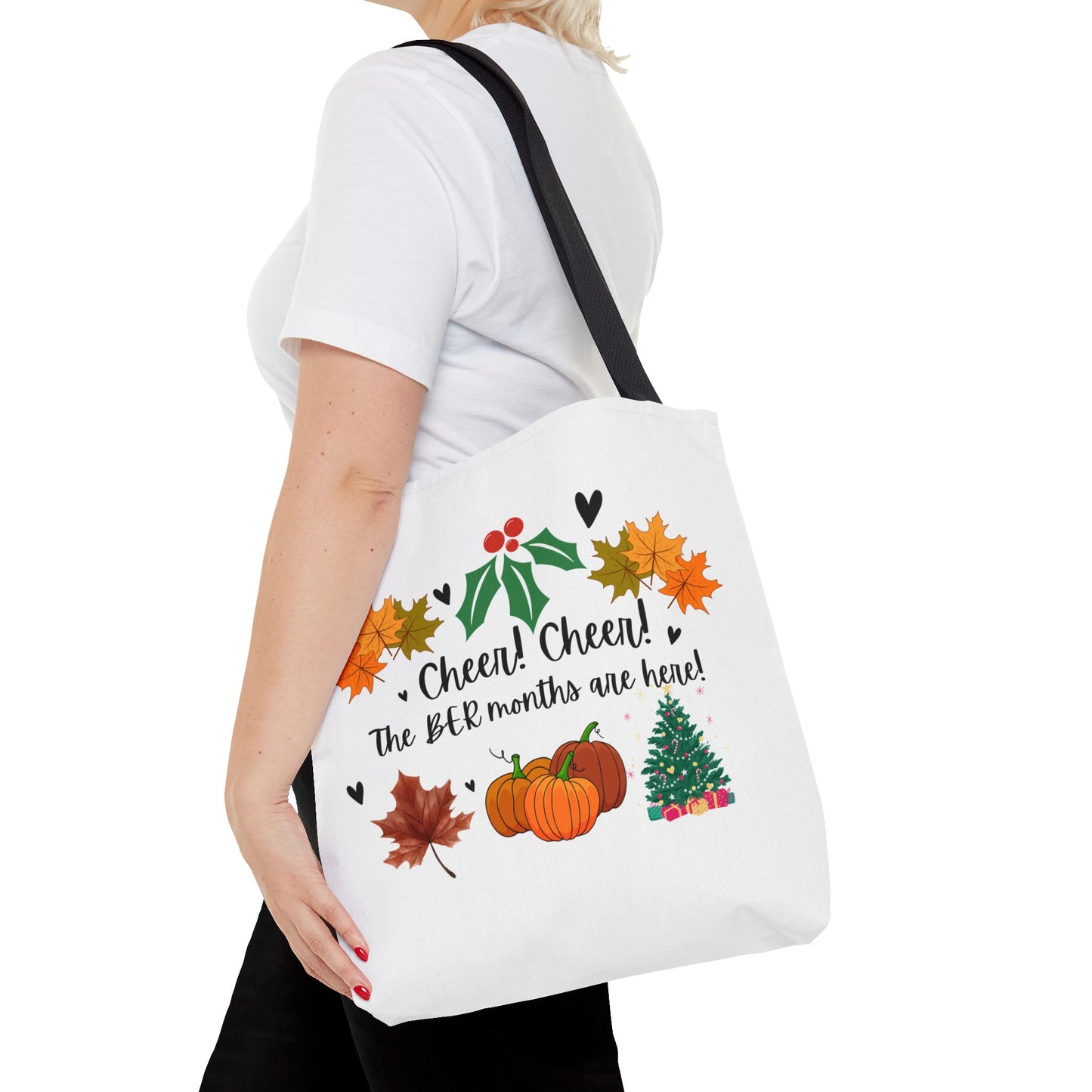 Unisex BER Months Tote Bag Autumn Fall September October November December Tote Bag Favorite Months Tote Bag
