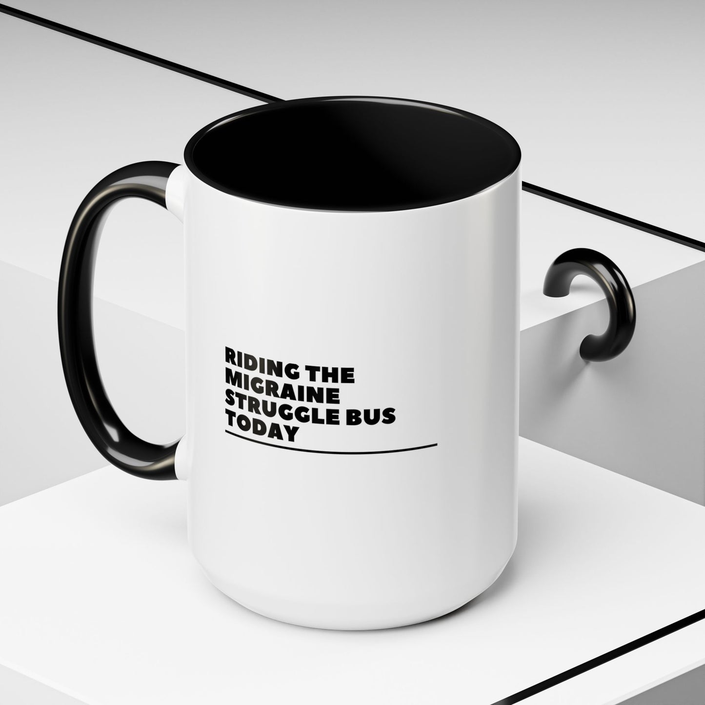 11oz/15oz Migraine Day Invisible Illness Warrior Riding The Migraine Struggle Bus Coffee Mug