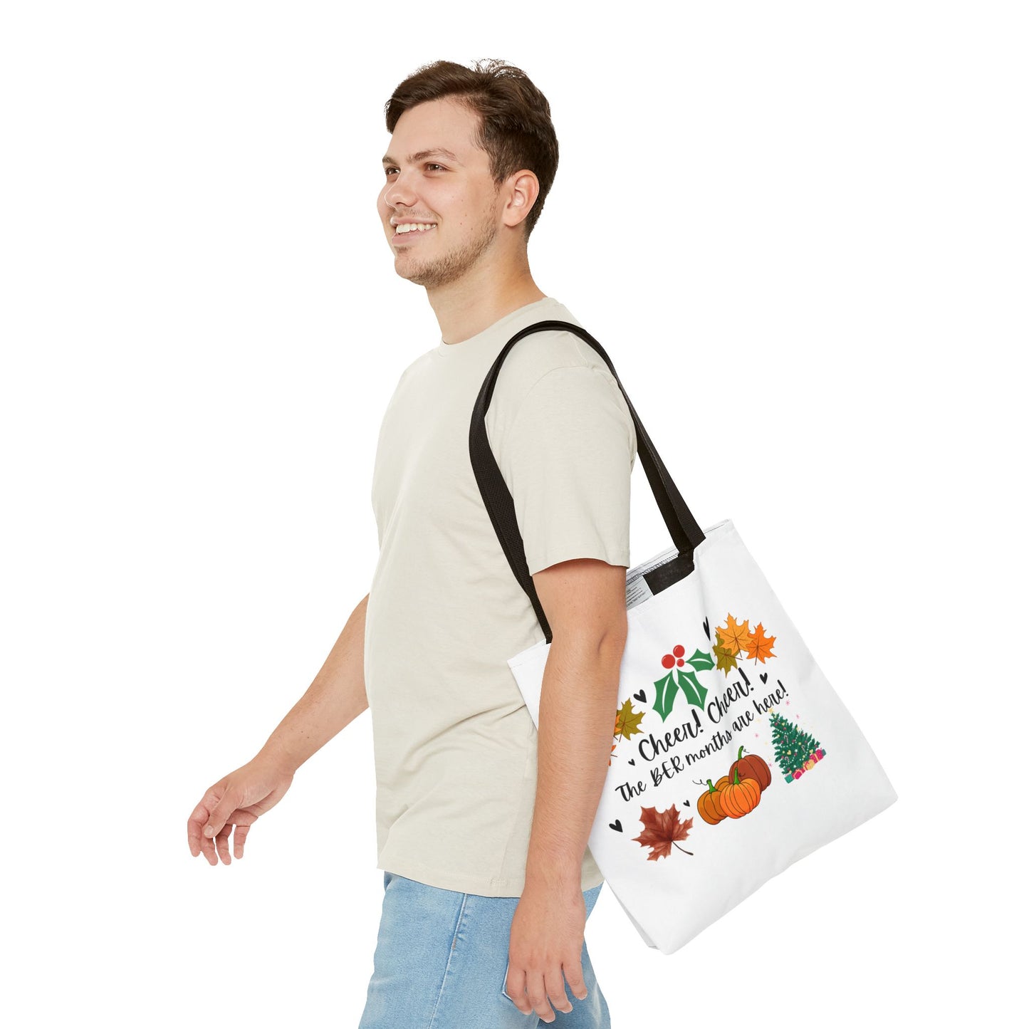 Unisex BER Months Tote Bag Autumn Fall September October November December Tote Bag Favorite Months Tote Bag