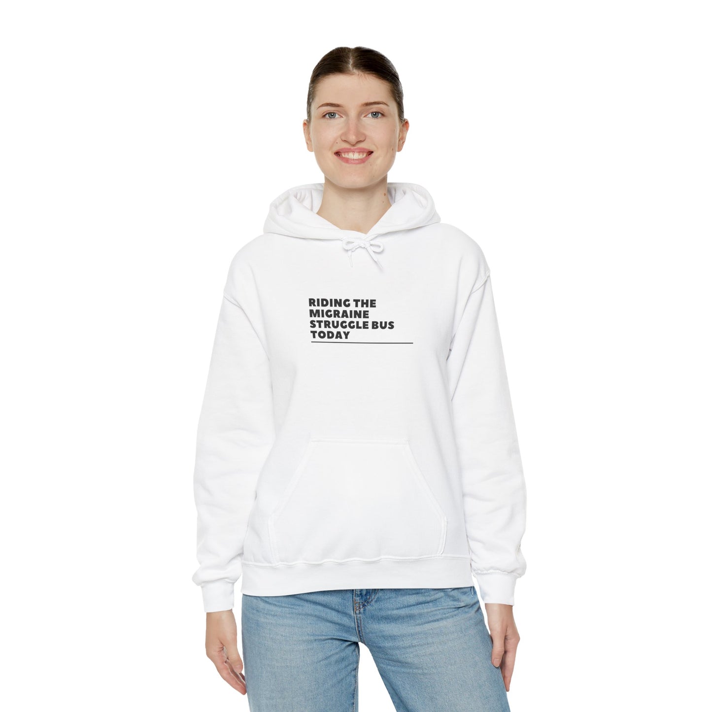 Unisex Migraine Day Invisible Illness Warrior Hooded Sweatshirt