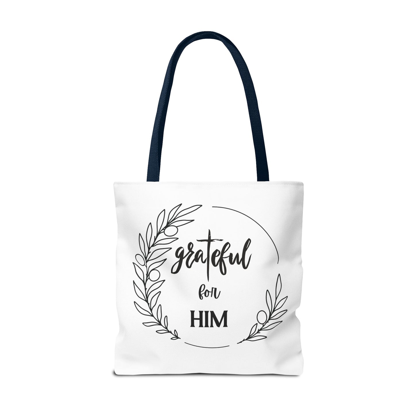 Unisex graTeful For Him Round Motif Tote Bag