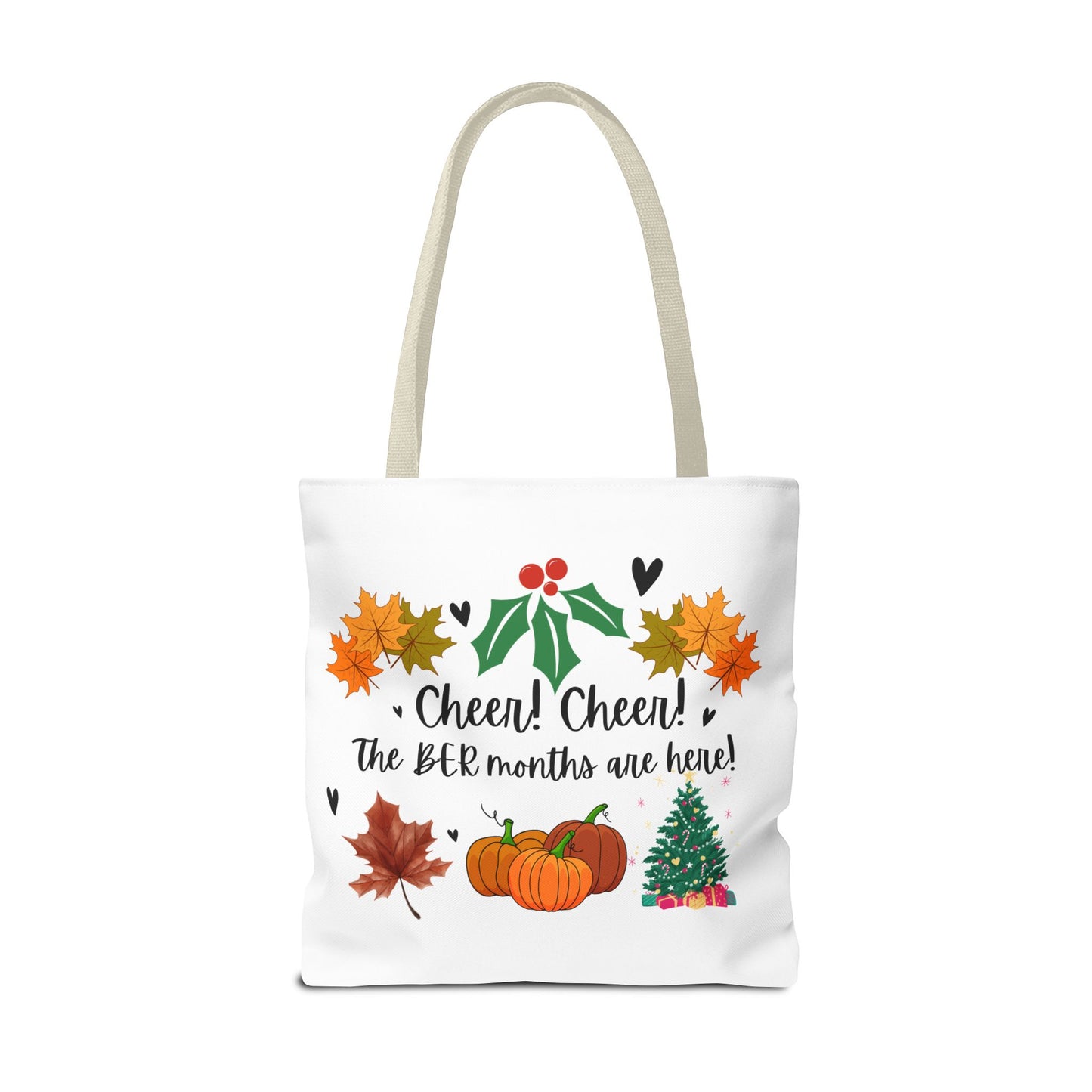 Unisex BER Months Tote Bag Autumn Fall September October November December Tote Bag Favorite Months Tote Bag