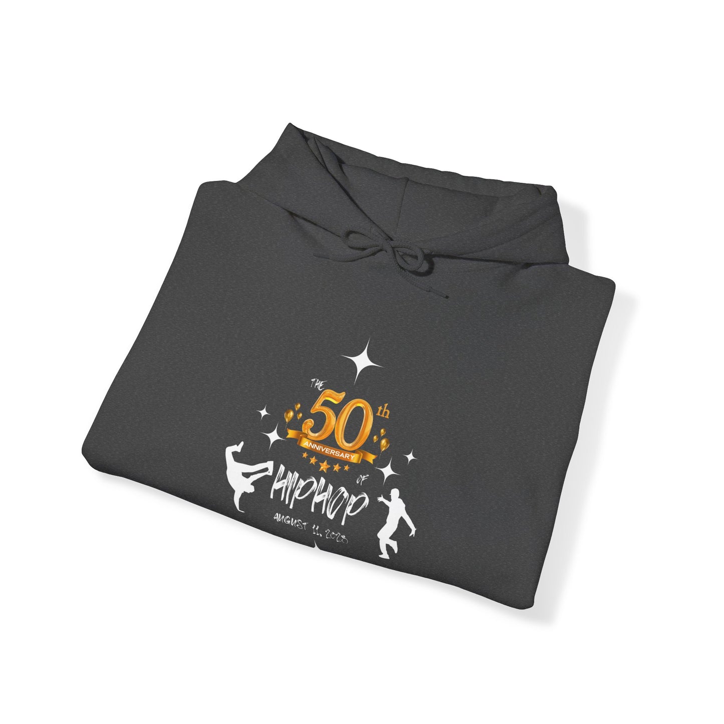 Unisex Heavy Blend™ 50th Anniversary of HipHop August 11, 2023 Commemorate 50 Years Hooded Sweatshirt